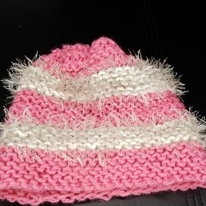 Pink and Gray Toboggan with flare